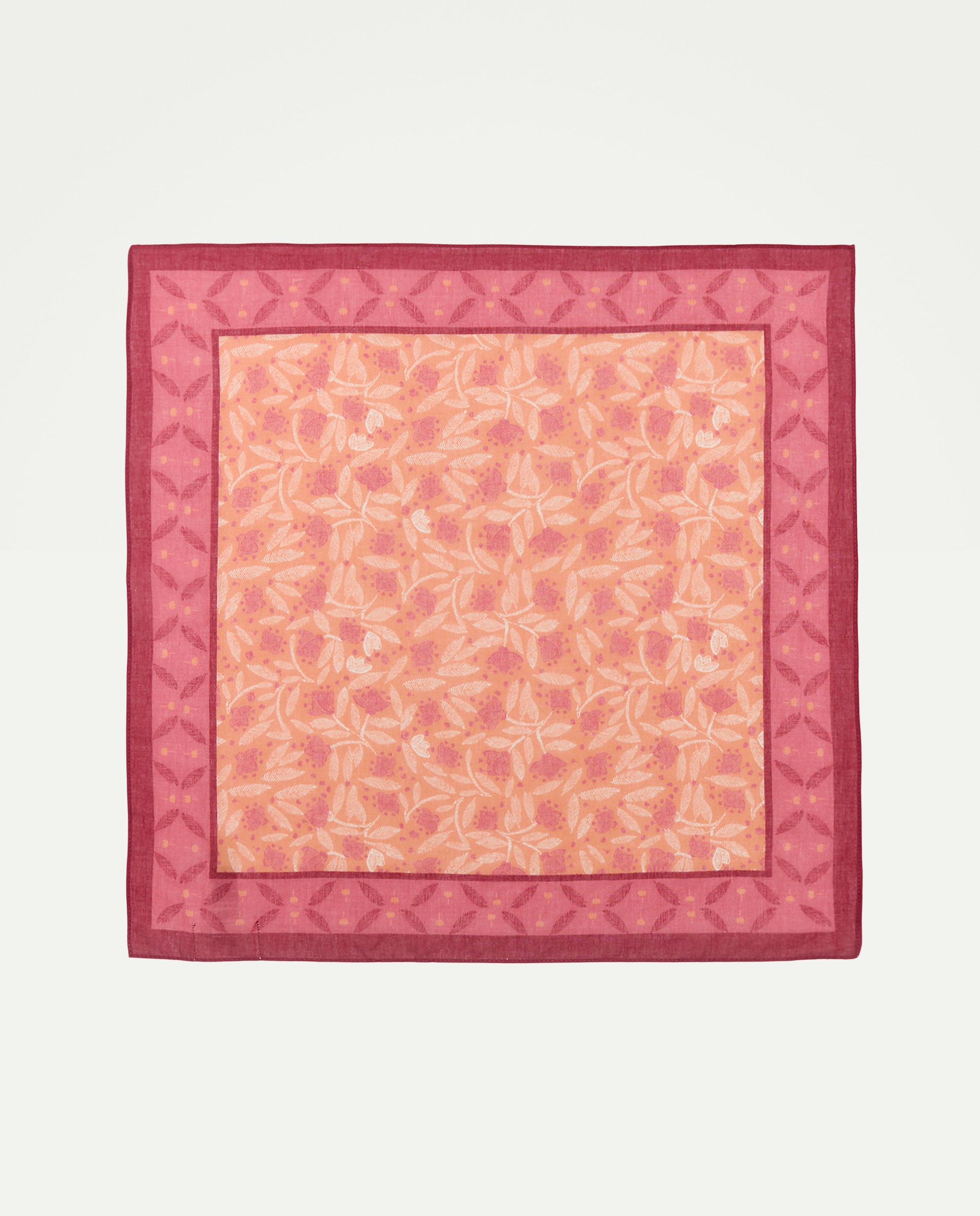 Bandana mujer algodón estampado Marrón-2