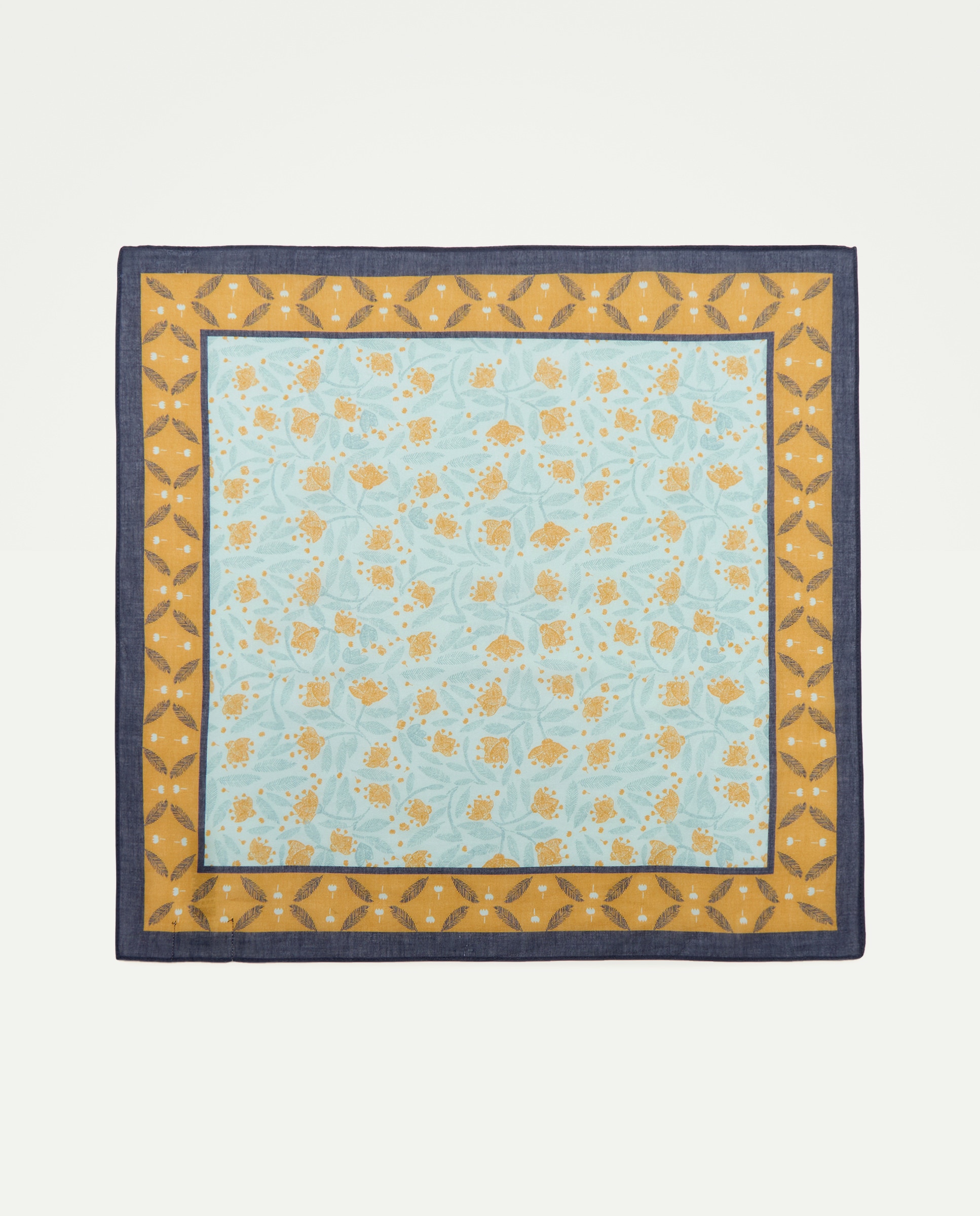 Bandana mujer algodón estampado Azul-2