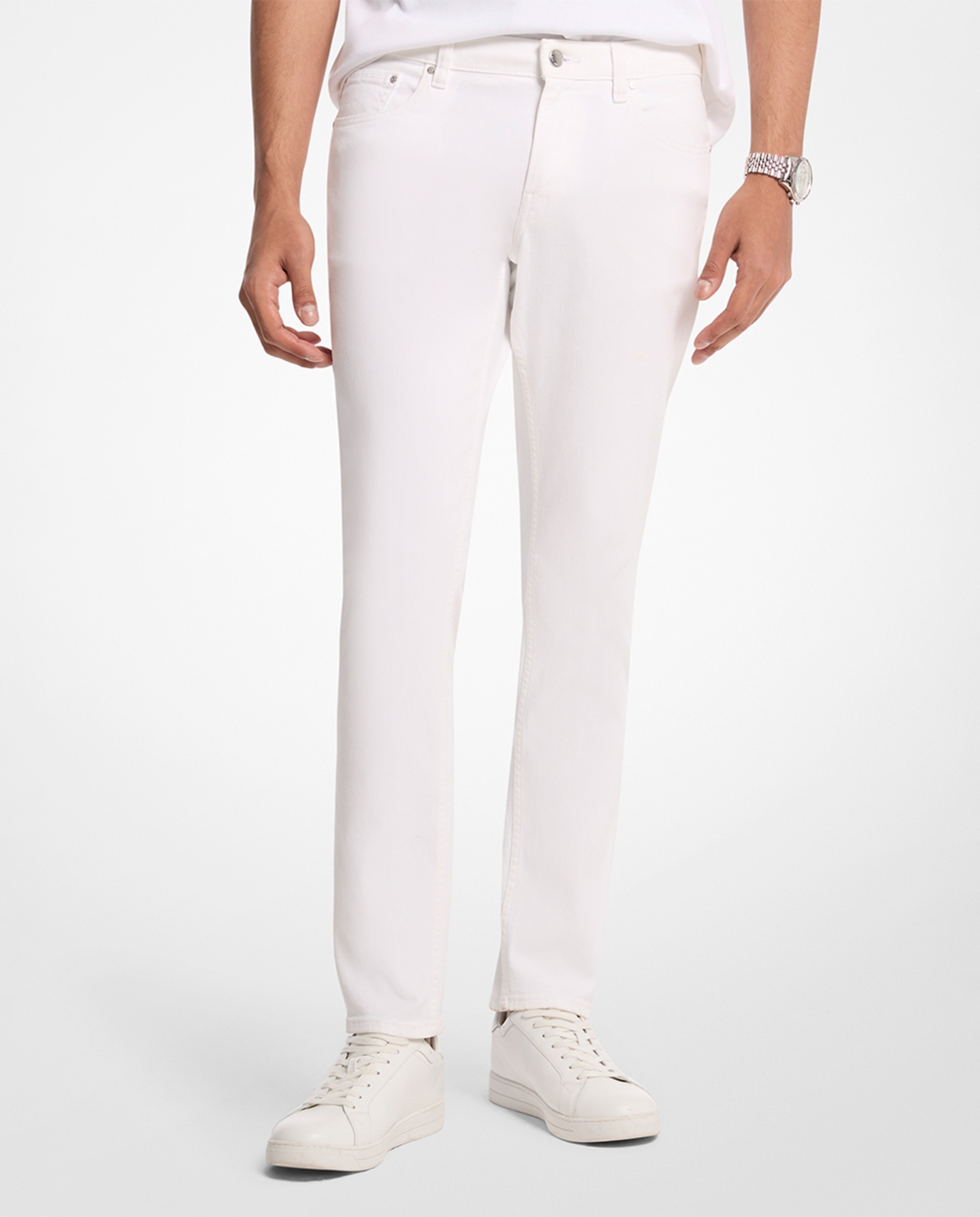 Jeans Slim Fit - Branco Branco-1