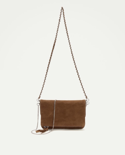 Imagem 0 de Mala a Tiracolo em Pele com Bolinhas