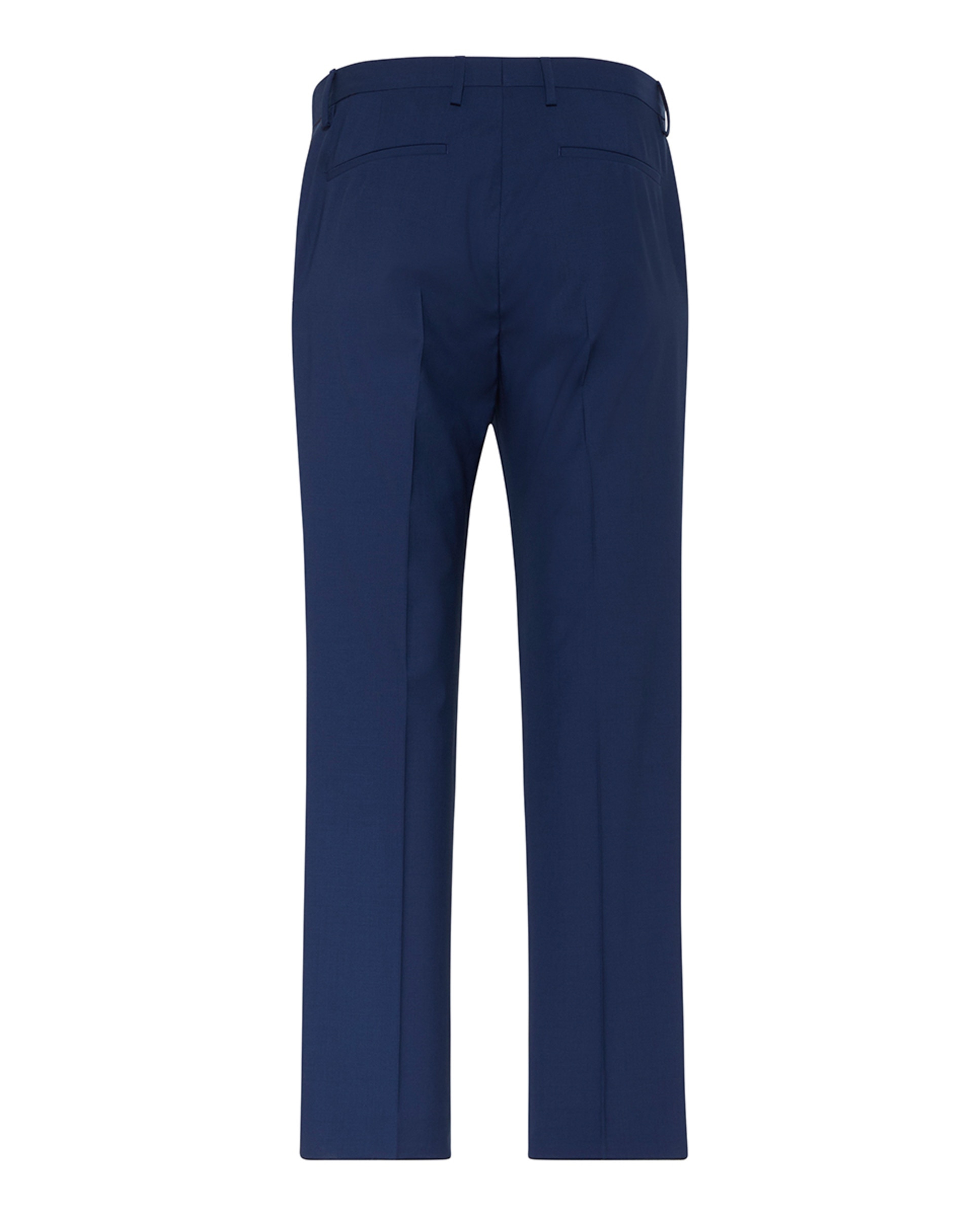 Calças de Fato Classic Fit Azul-6