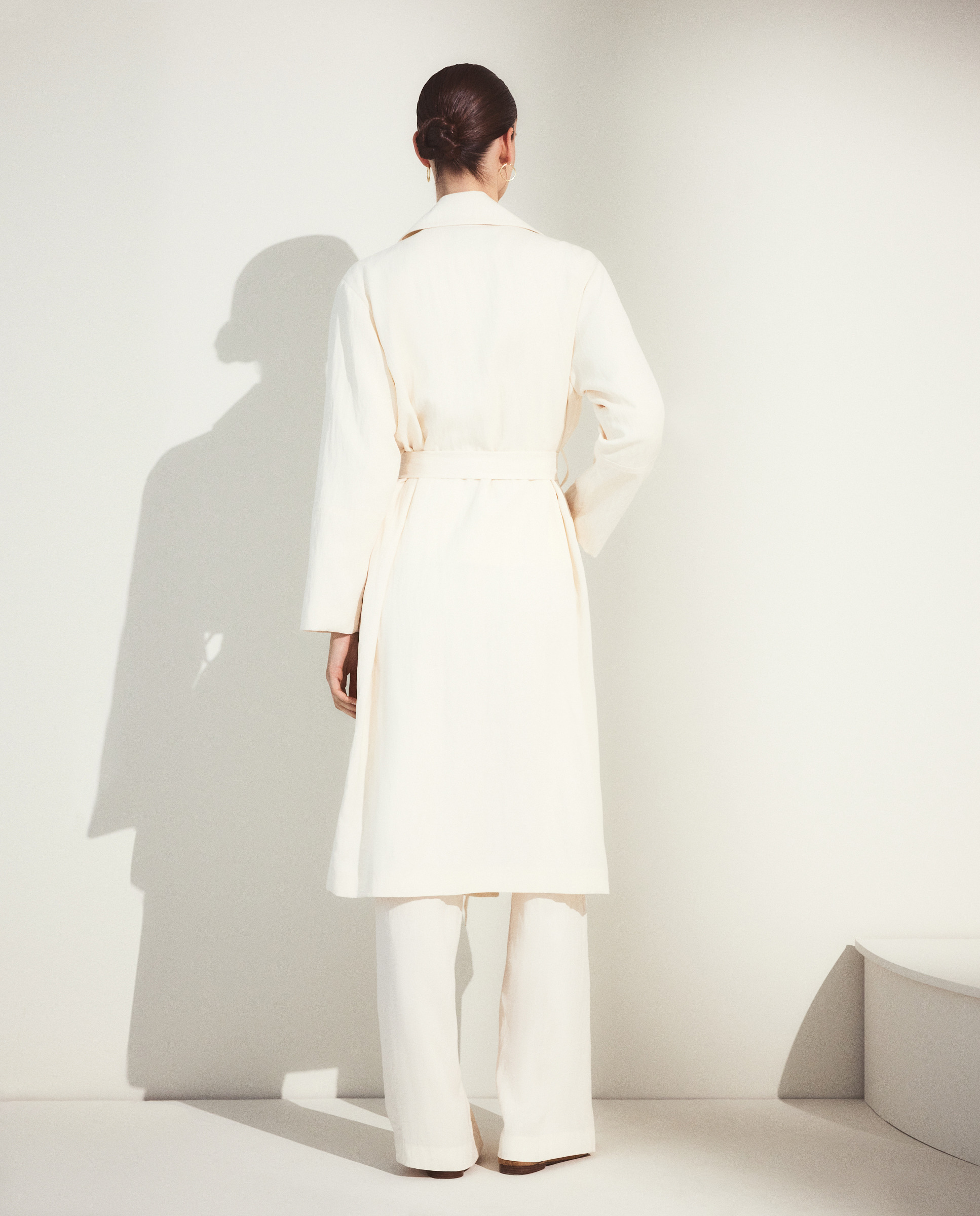 Canadiana Comprida em Tecido de Sarja 120 Cru-4