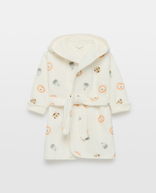 Imagem 0 de Roupão de Banho de Bebé com Estampado de Animais