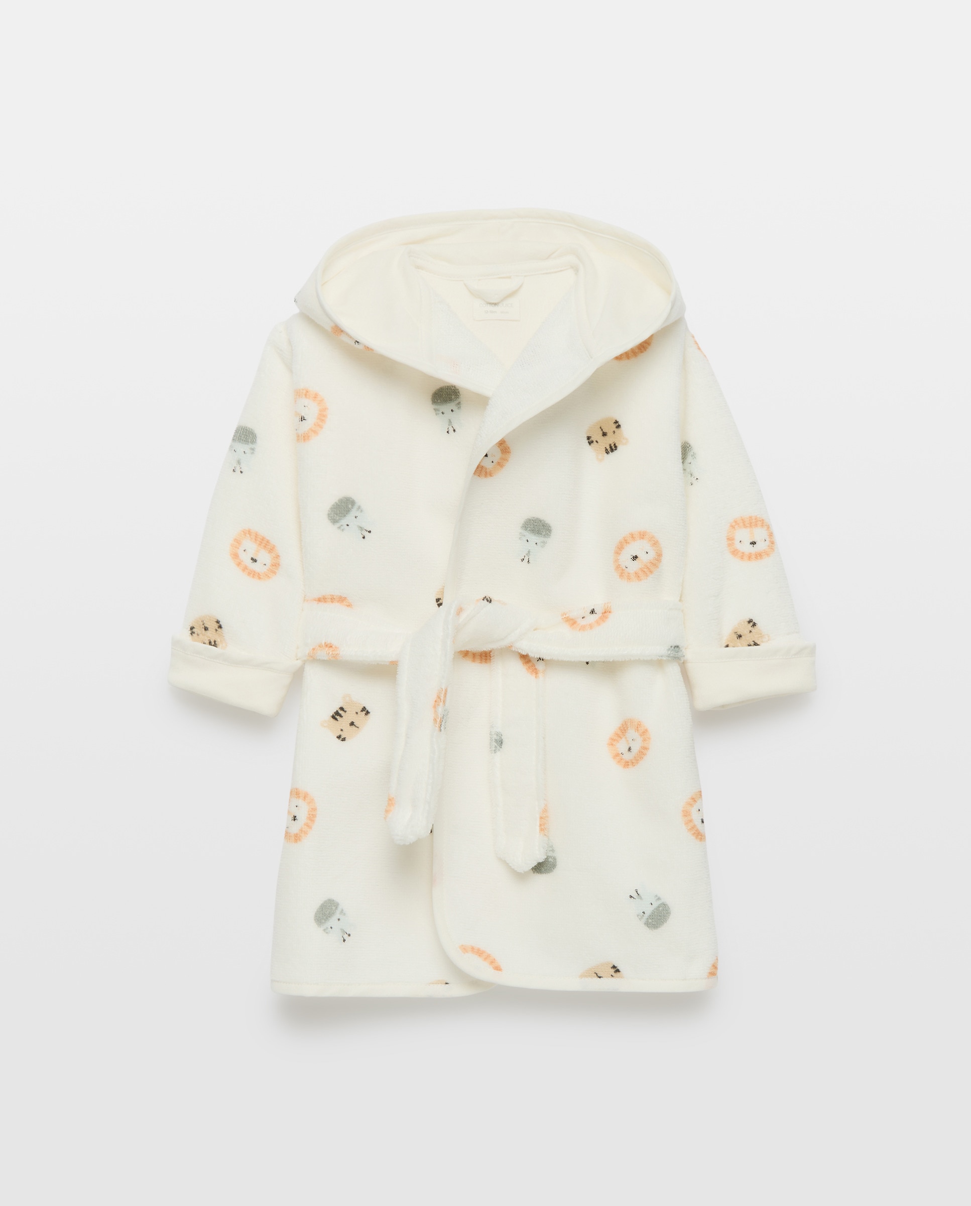 Imagem 0 de Roupão de Banho de Bebé com Estampado de Animais