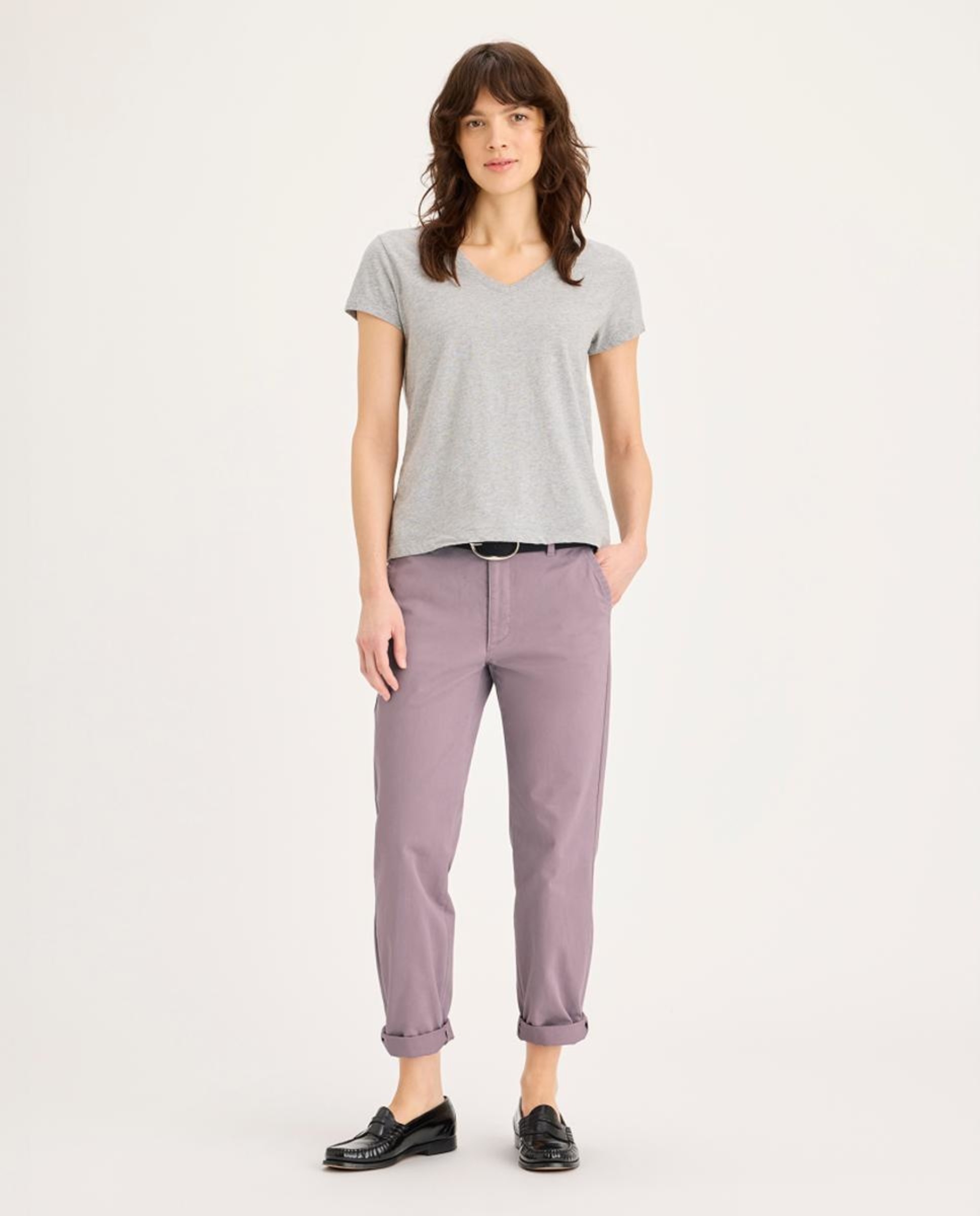 Calças Chino Slim Rosa-claro-2