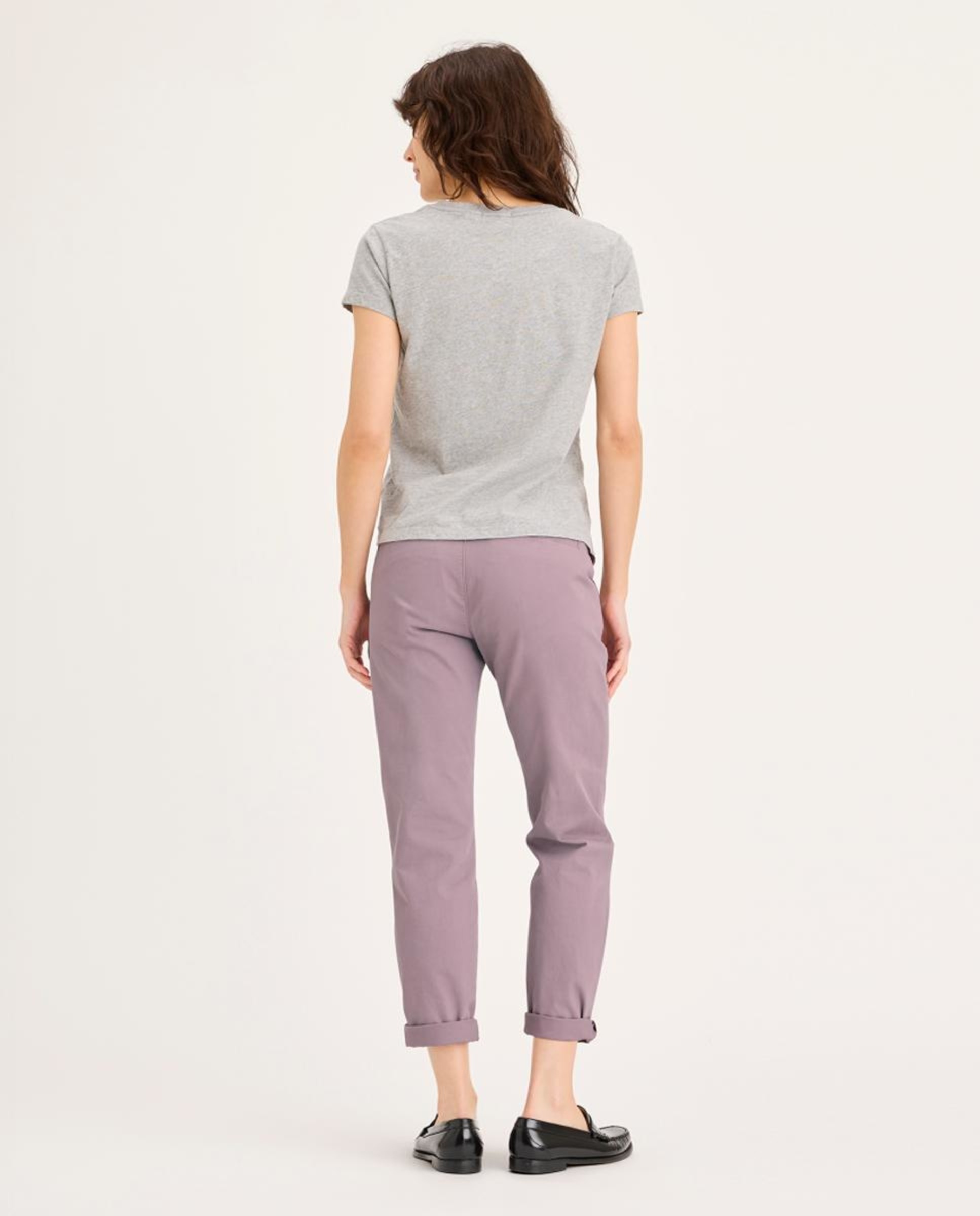 Calças Chino Slim Rosa-claro-1