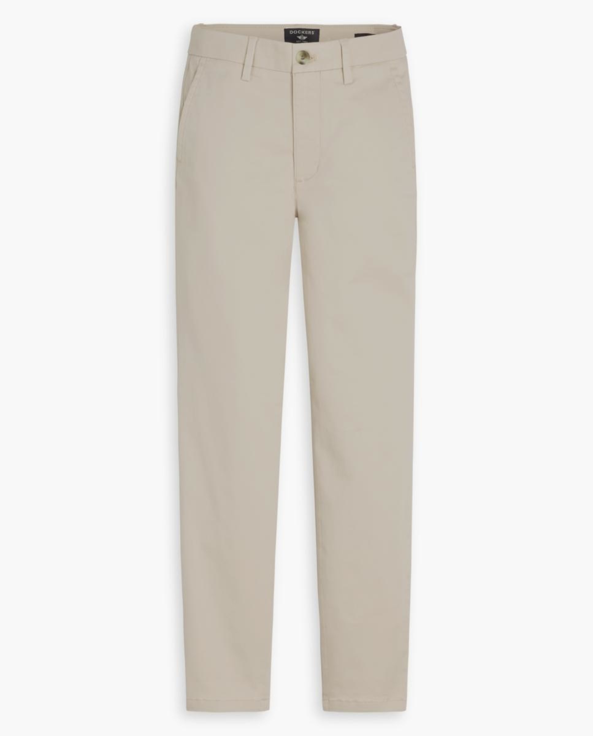 Calças Chino Skinny Caqui-3