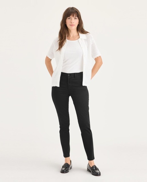 Imagen 0 de Pantalón chino de mujer de corte skinny