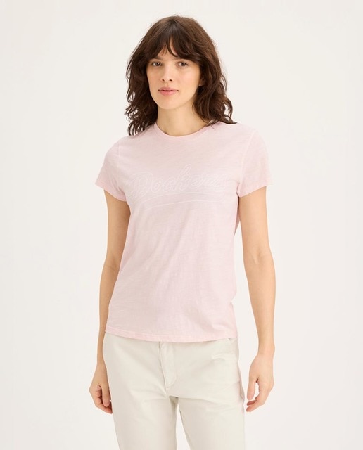 Imagem 0 de T-shirt de mulher de manga curta e decote redondo