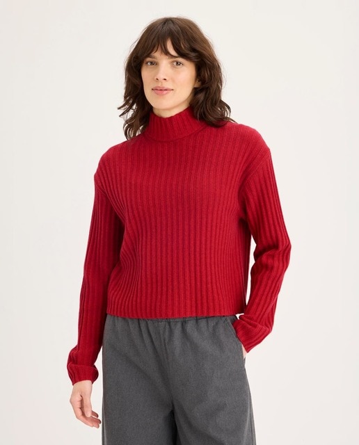 Imagem 0 de Camisola de Malha com Manga Comprida e Mockneck