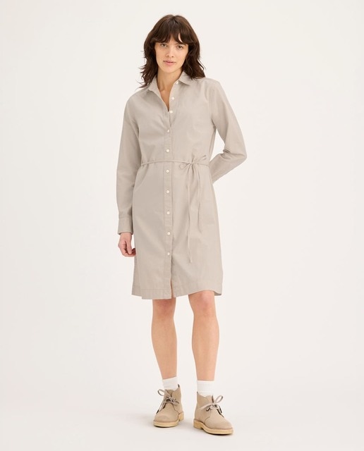 Imagem 0 de Vestido Relaxed Midi com Manga Comprida