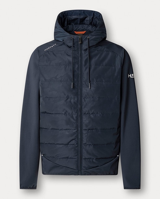 Imagem 0 de Sweatshirt Híbrida com Fecho de Correr e Estampado de Camuflagem Tamanhos Grandes