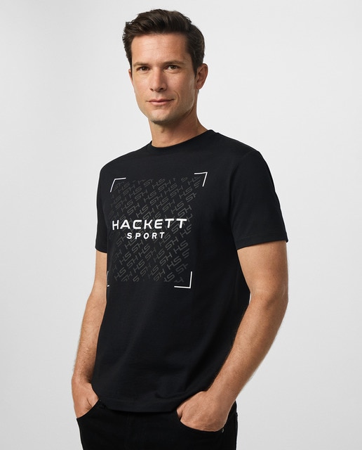 Imagen 0 de Camiseta de hombre manga corta con logo estampado tallas grandes