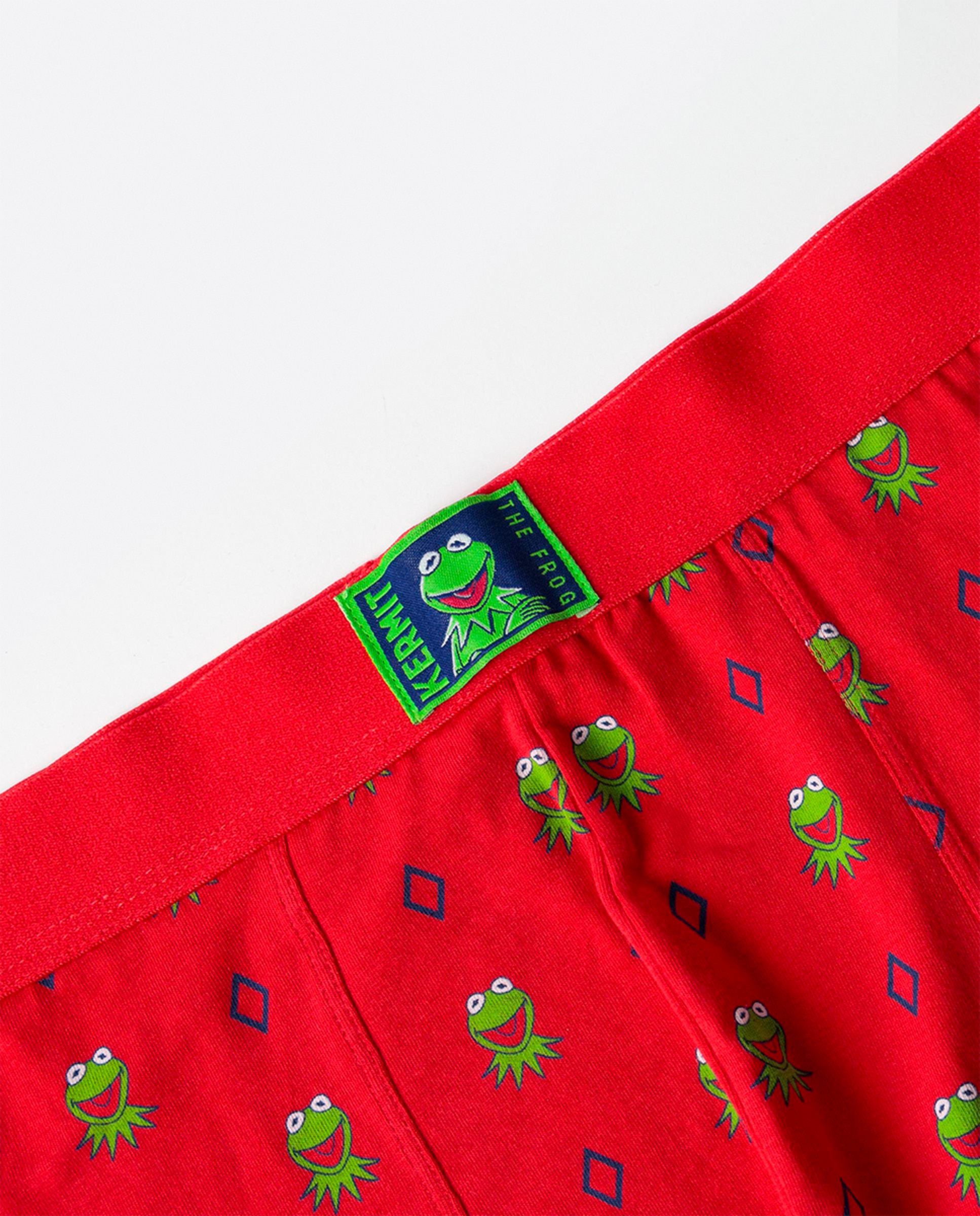 Boxers de Algodão Vermelho-4