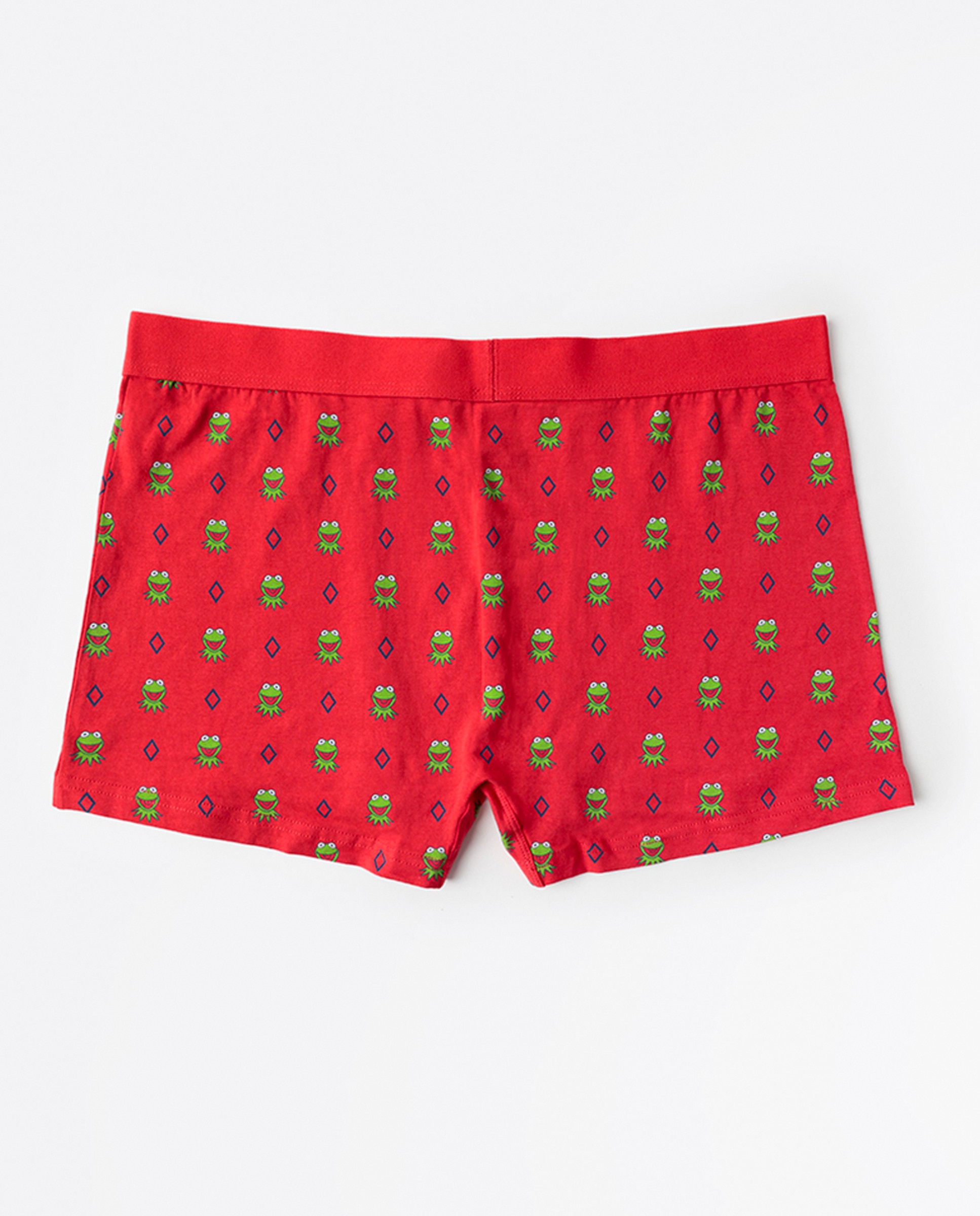 Boxers de Algodão Vermelho-3