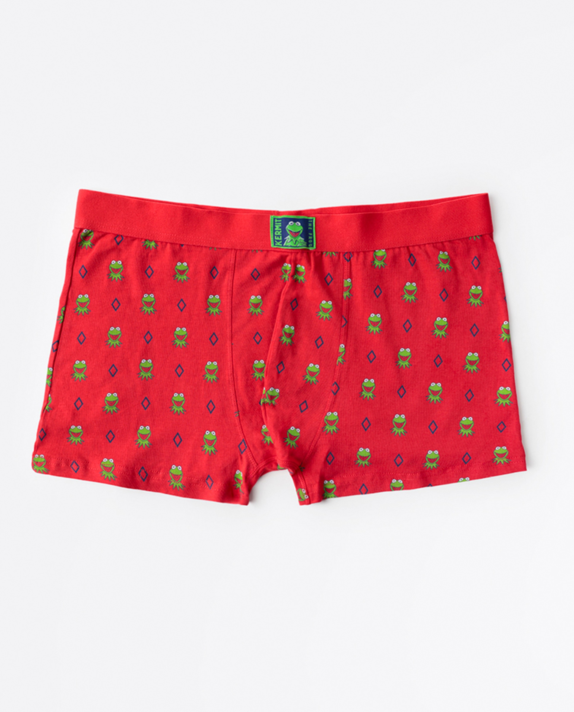 Boxers de Algodão Vermelho-1