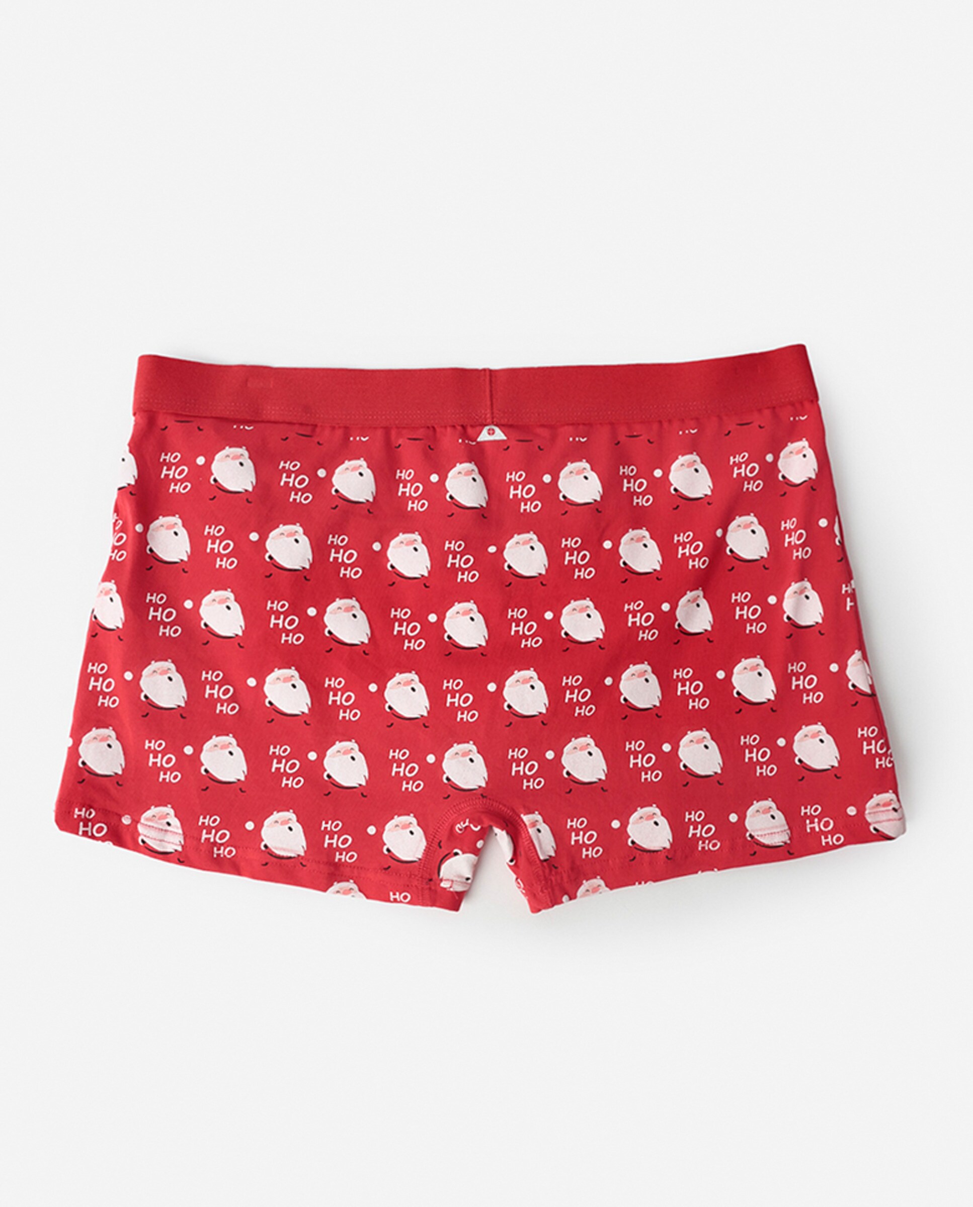 Boxers de Algodão Vermelho-3