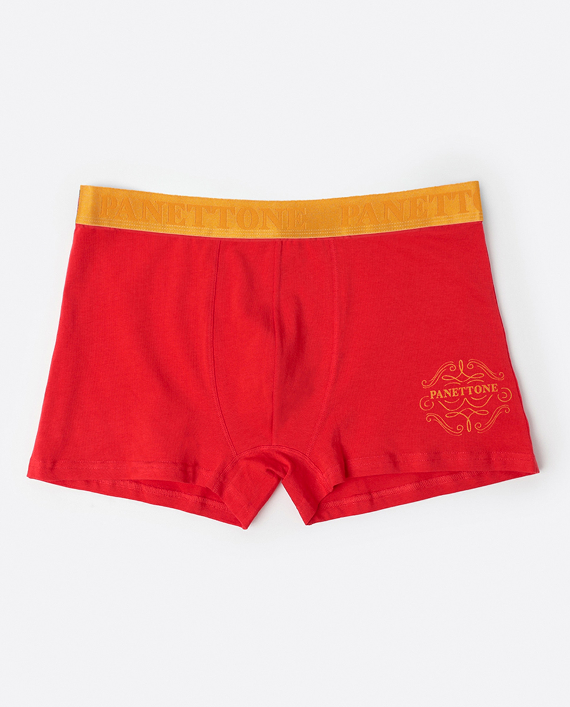 Boxers de Algodão Vermelho-1