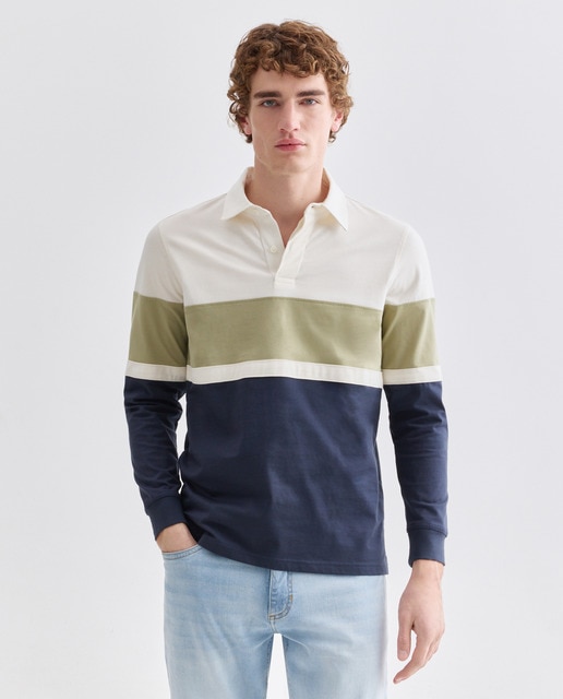 Imagen 0 de Polo de hombre rugby raya