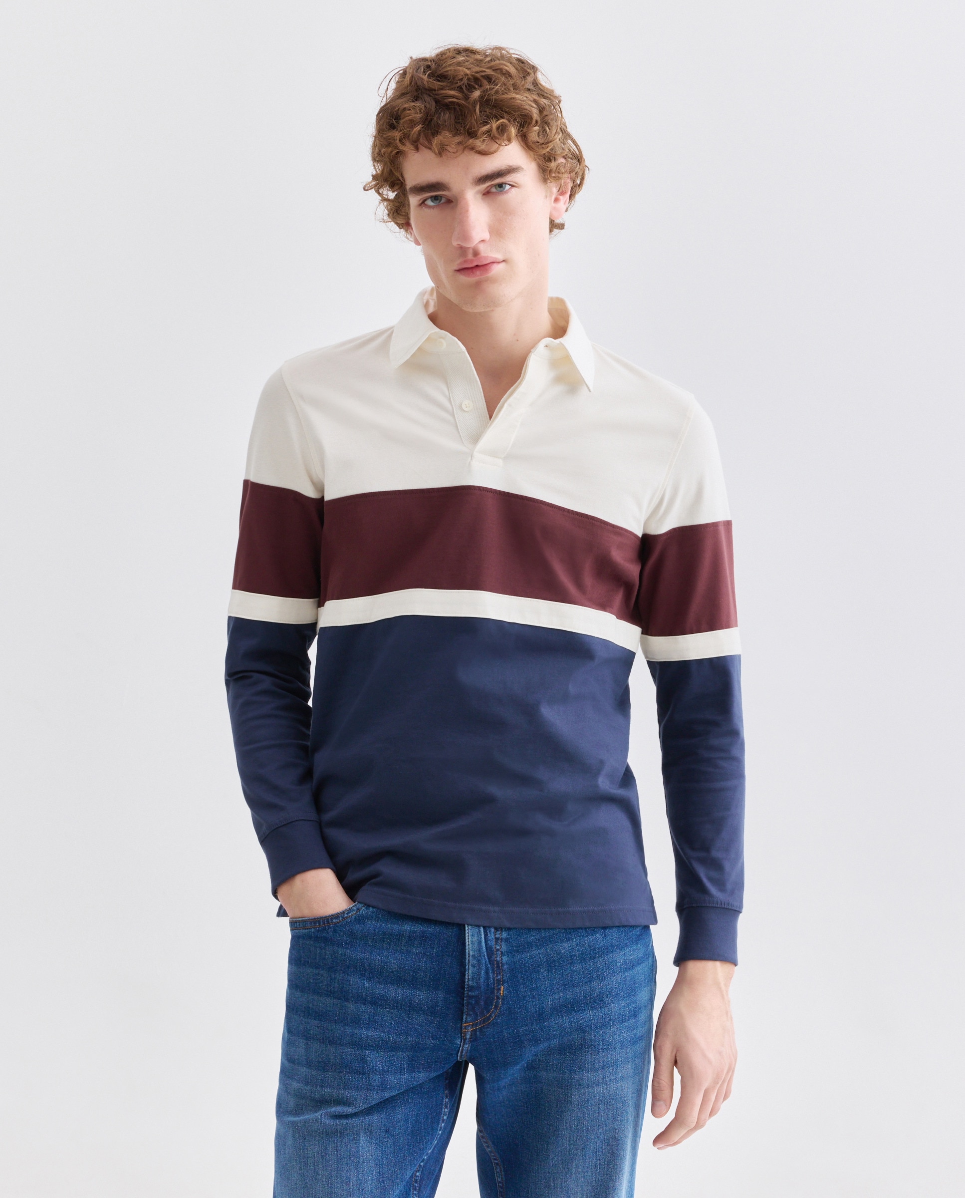 Imagen 0 de Polo de hombre rugby raya