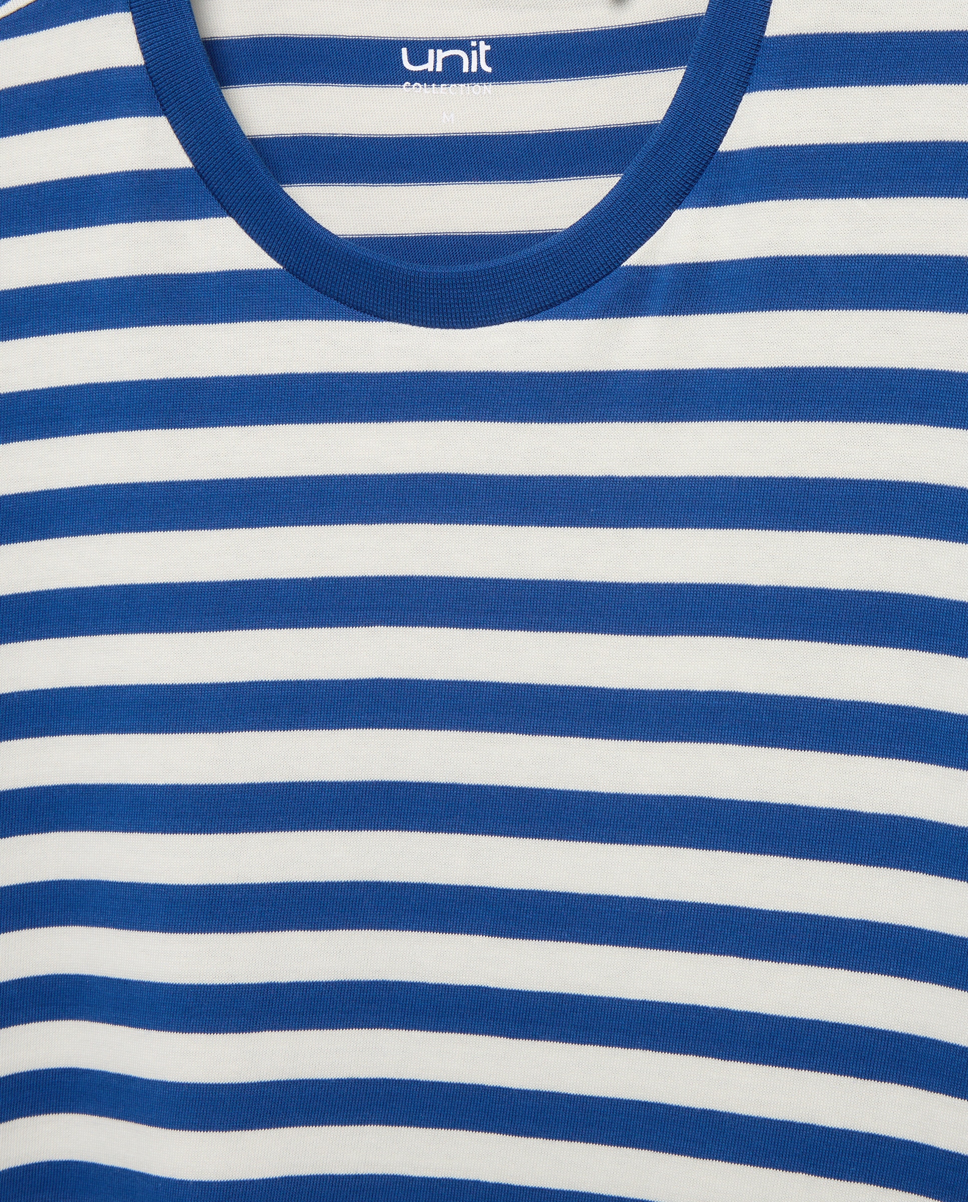 Camiseta de hombre manga corta rayas 440 Azulón-5