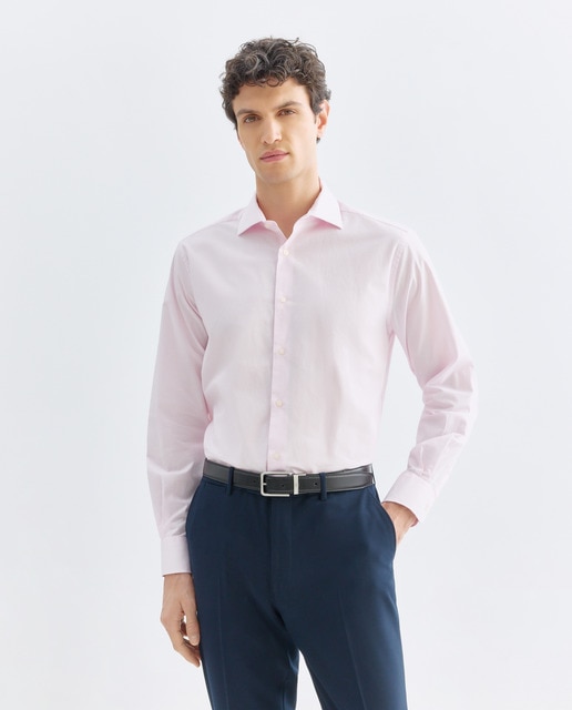 Imagen 0 de Camisa vestir hombre rayas slim fit