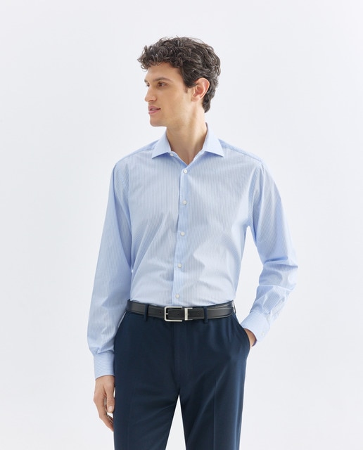 Imagen 0 de Camisa vestir hombre rayas regular fit