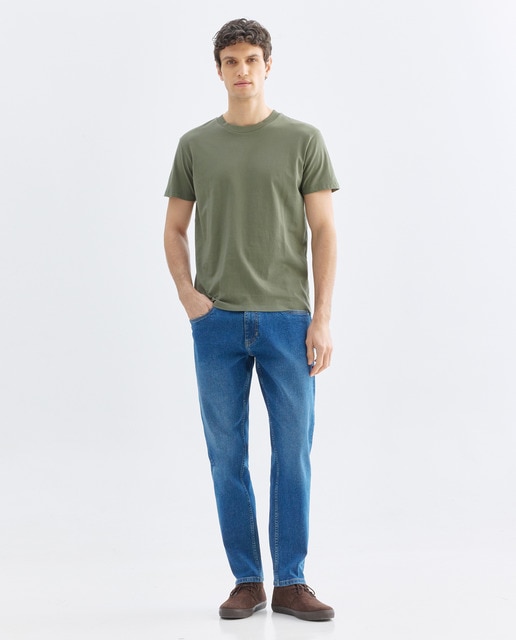Imagen 0 de Pantalón vaquero hombre tapered fit