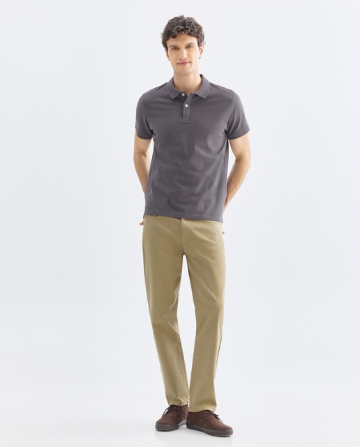 Imagen 0 de Pantalón hombre cinco bolsillos lavado regular fit