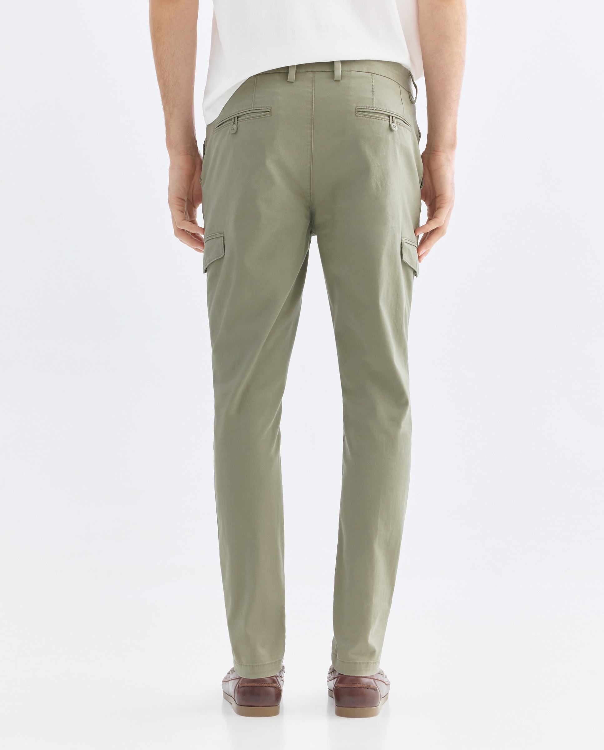 Pantalón hombre cargo 520 Kaki-3