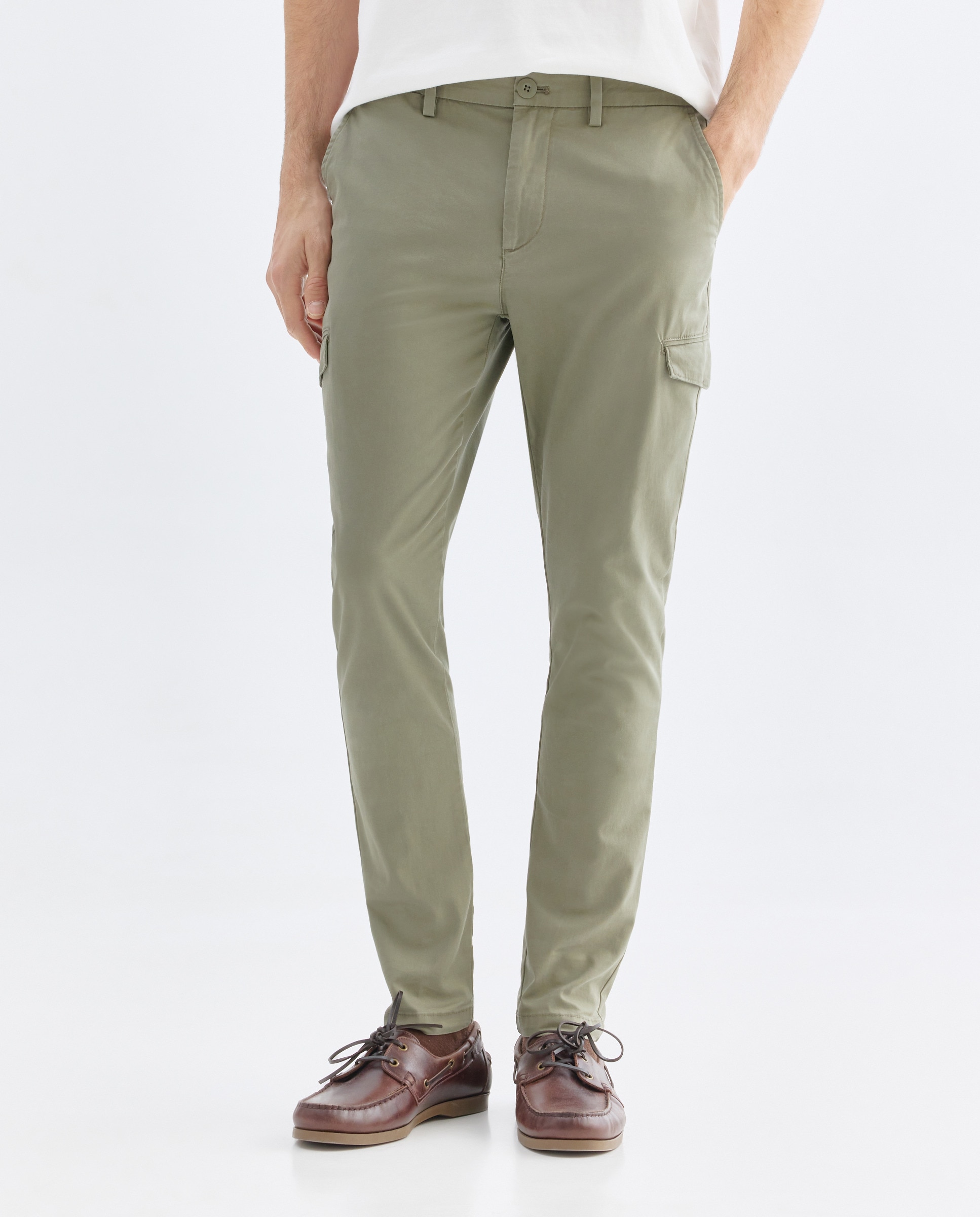Pantalón hombre cargo 520 Kaki-2