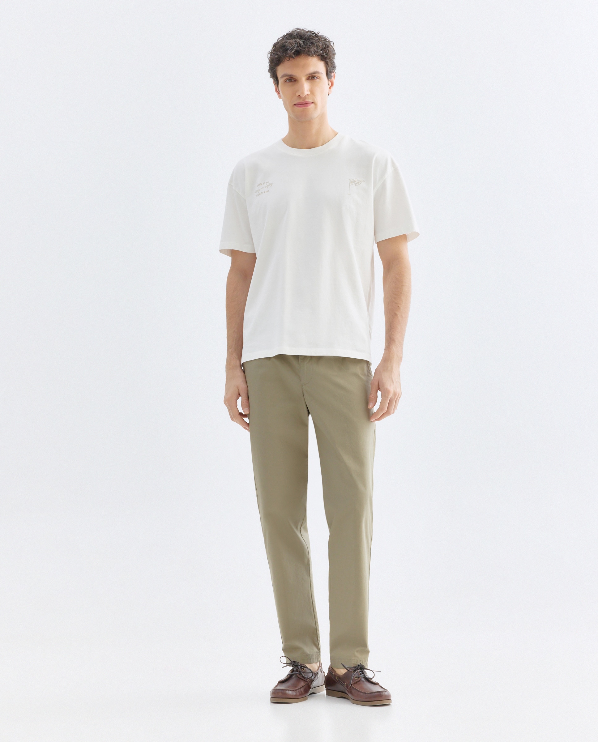 Imagen 0 de Pantalón hombre chino gomas popelín