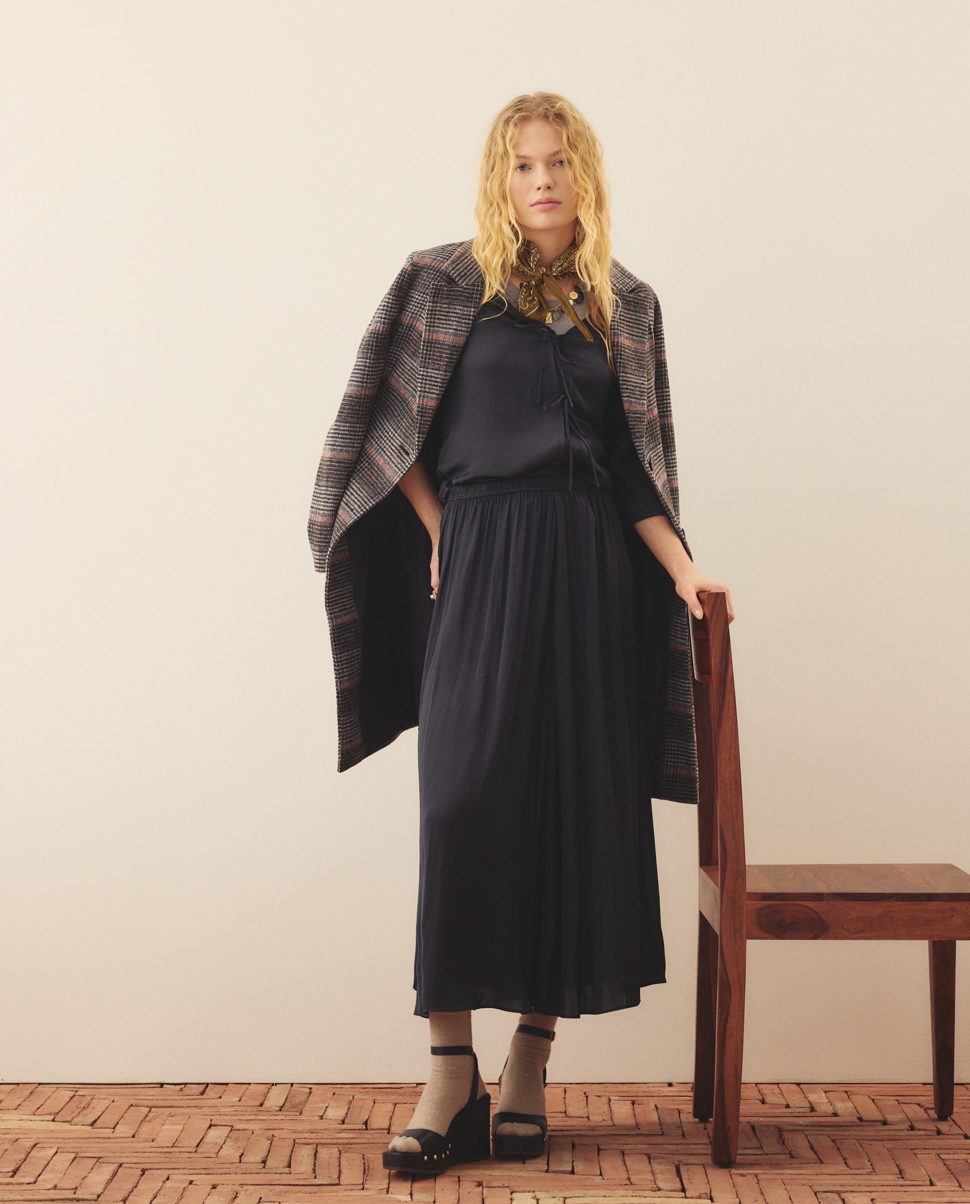 Blusa Alce com Laços Chumbo-2