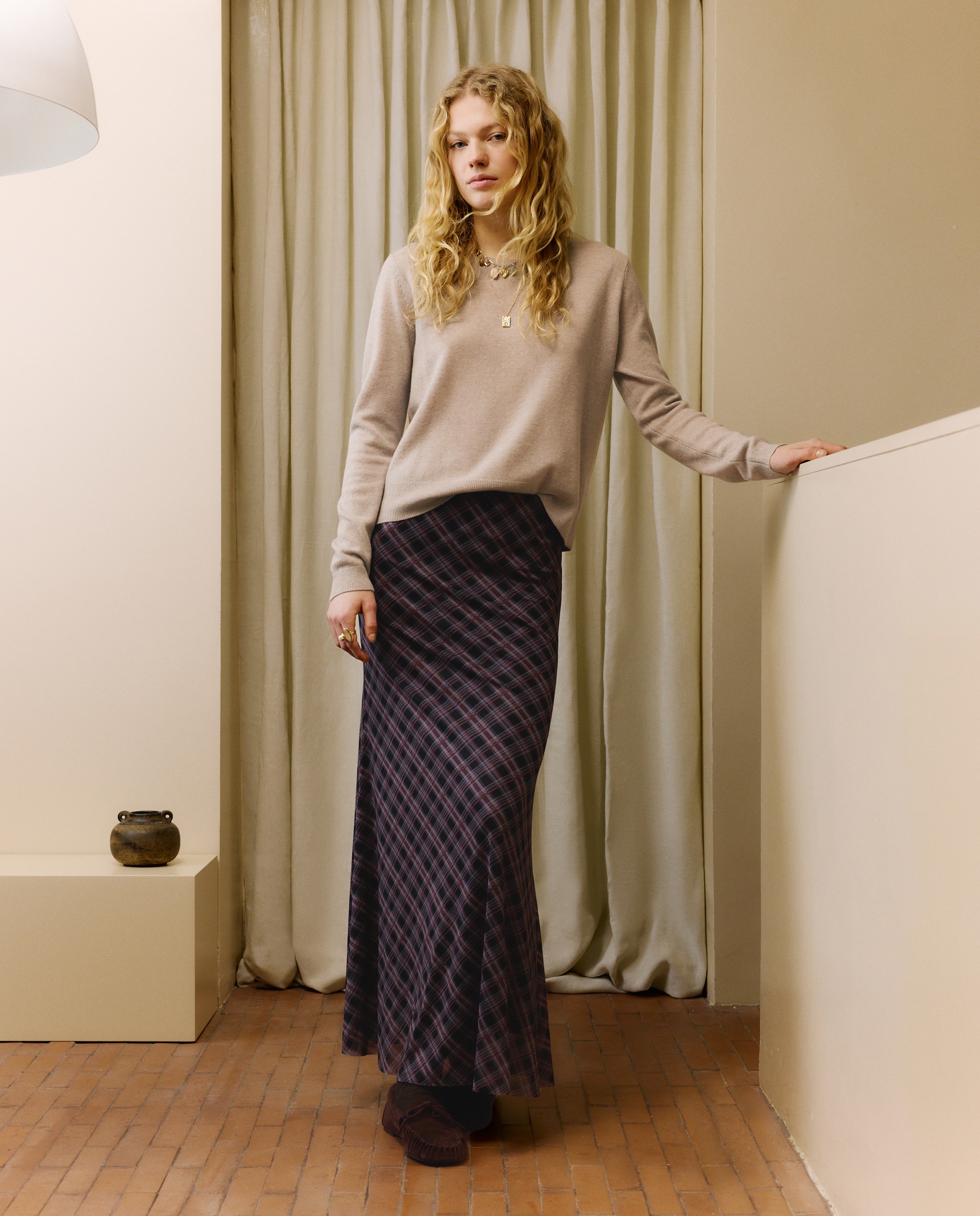 Saia Midi de Tule Preto-1