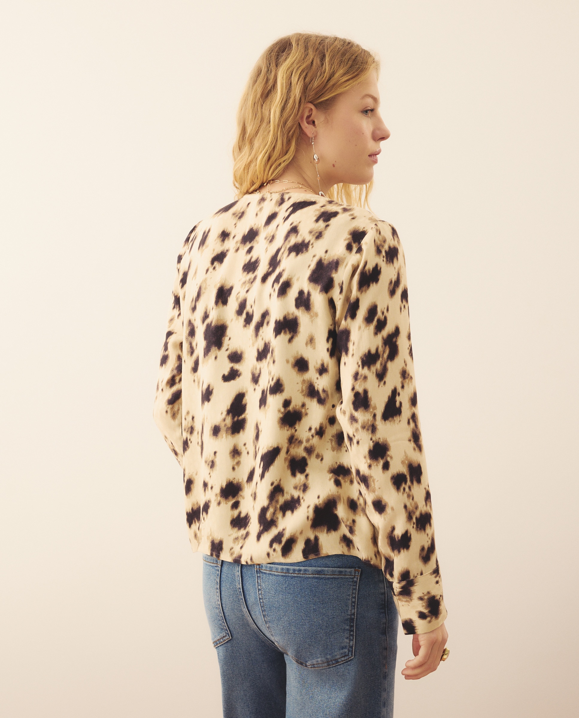 Blusa de Jacquard Potro Branco-3