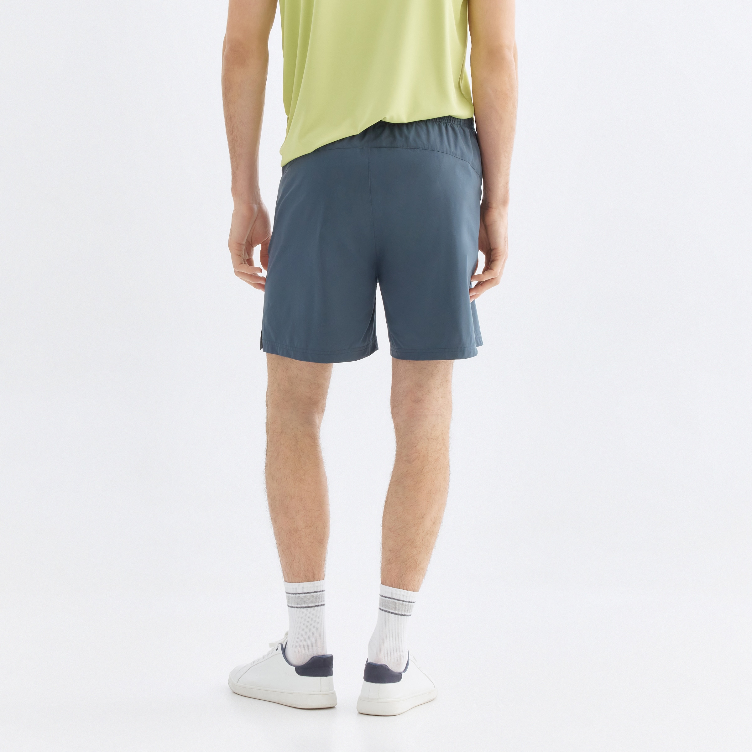 Pantalones cortos básicos hombre Azules-3