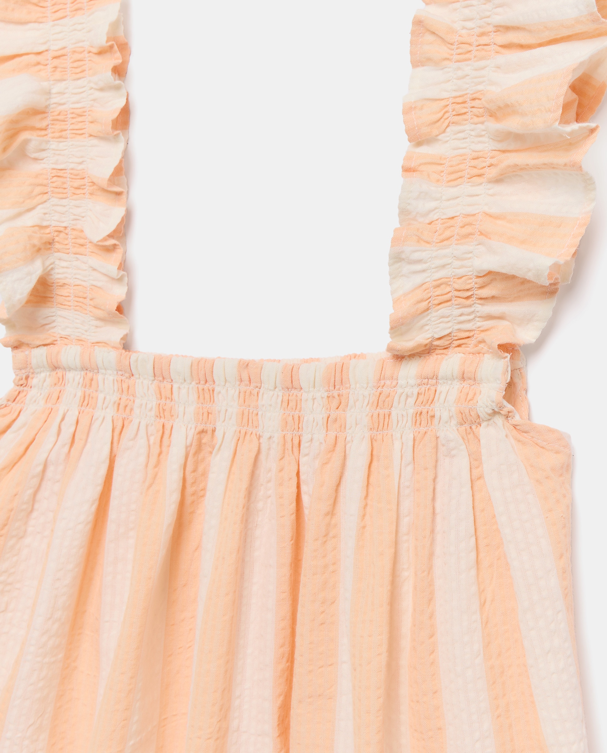 Camisón mujer algodón seersucker tirantes 630 Coral-4