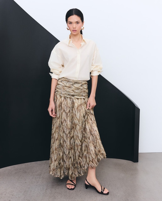 Imagem 0 de Blusa de Manga Comprida Estampada