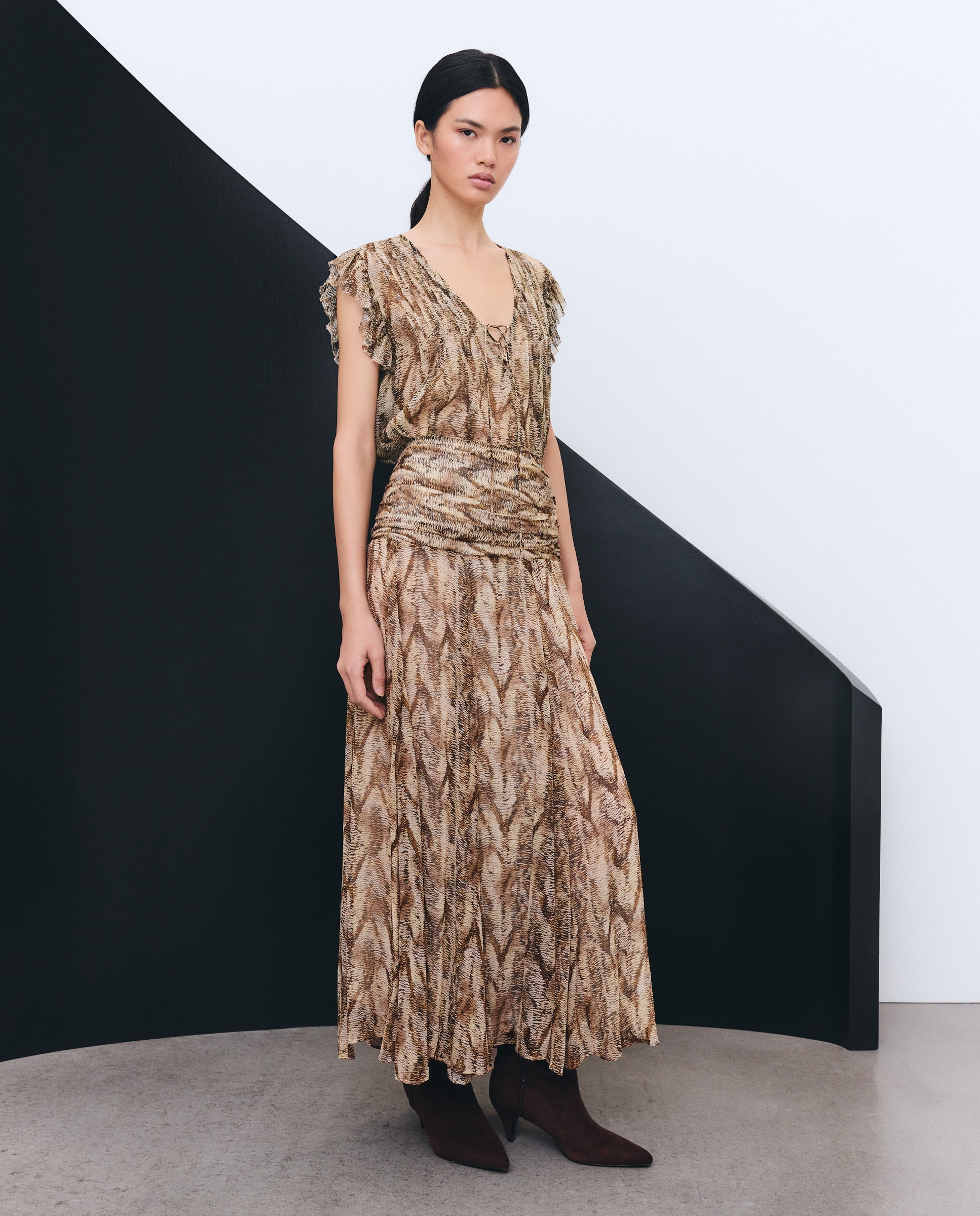 Imagem 0 de Blusa com Manga Comprida e Animal Print de Réptil