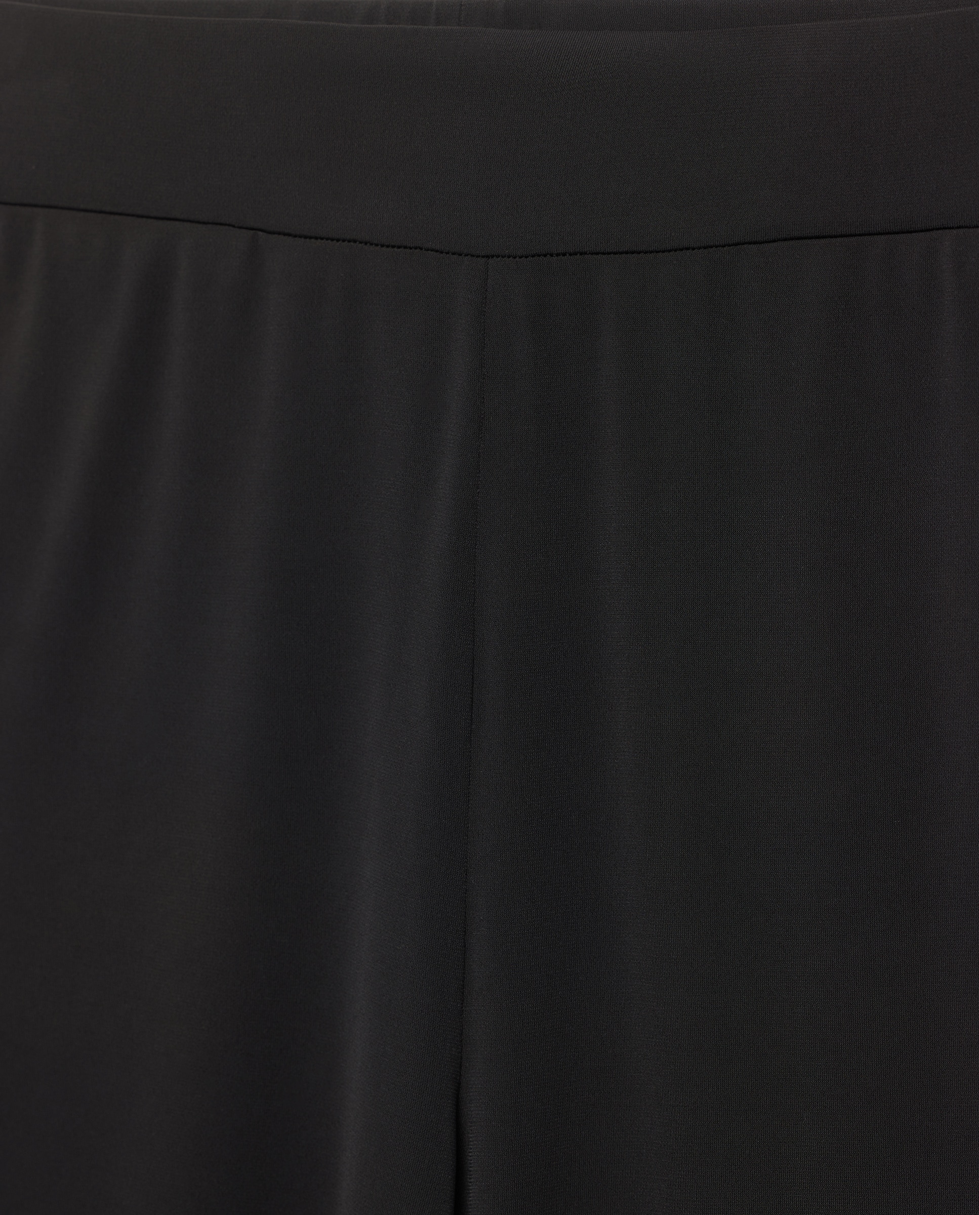 Calças Fluidas Largas Preto-5