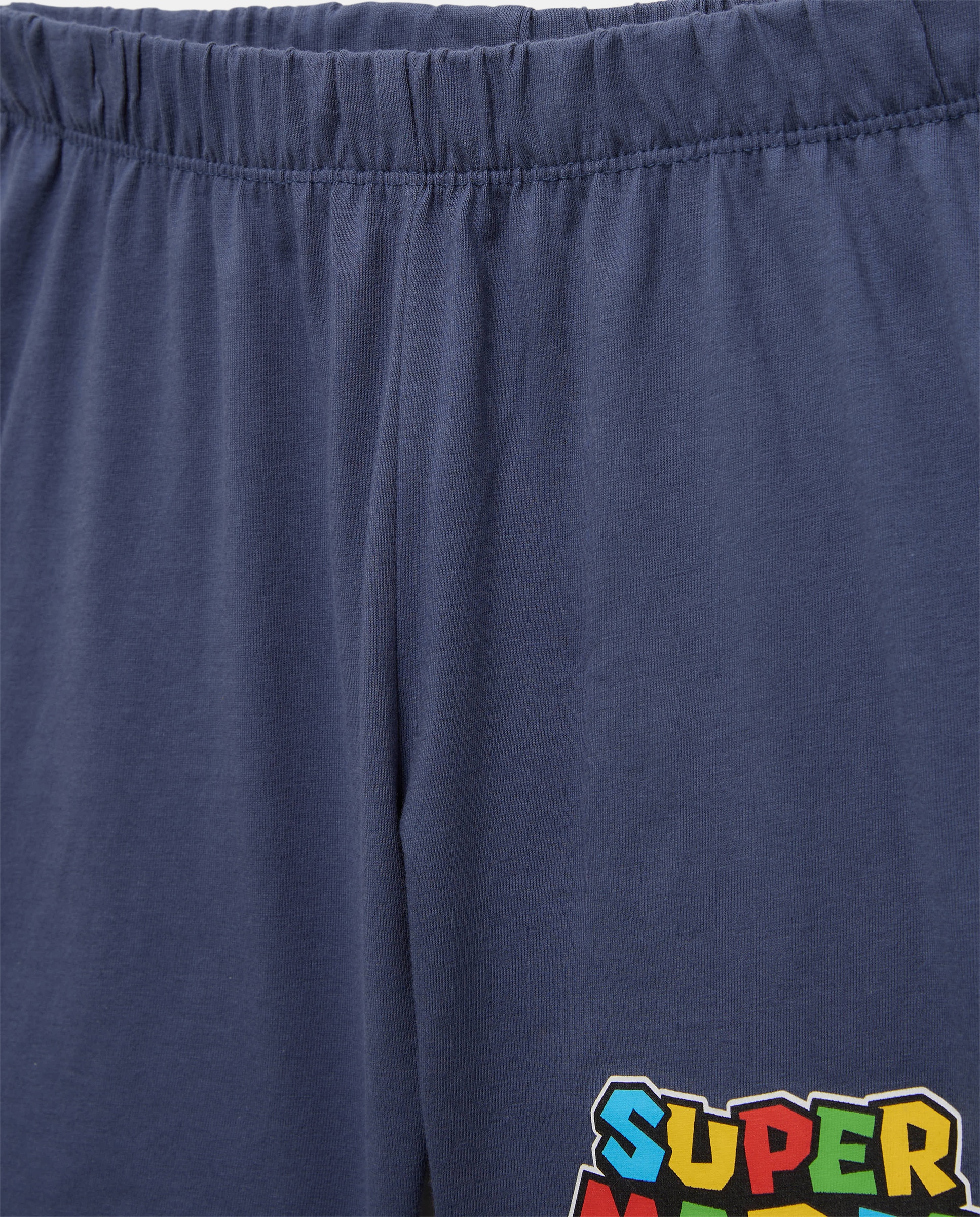 Pijama Curto Mario Bros Cinzento-5