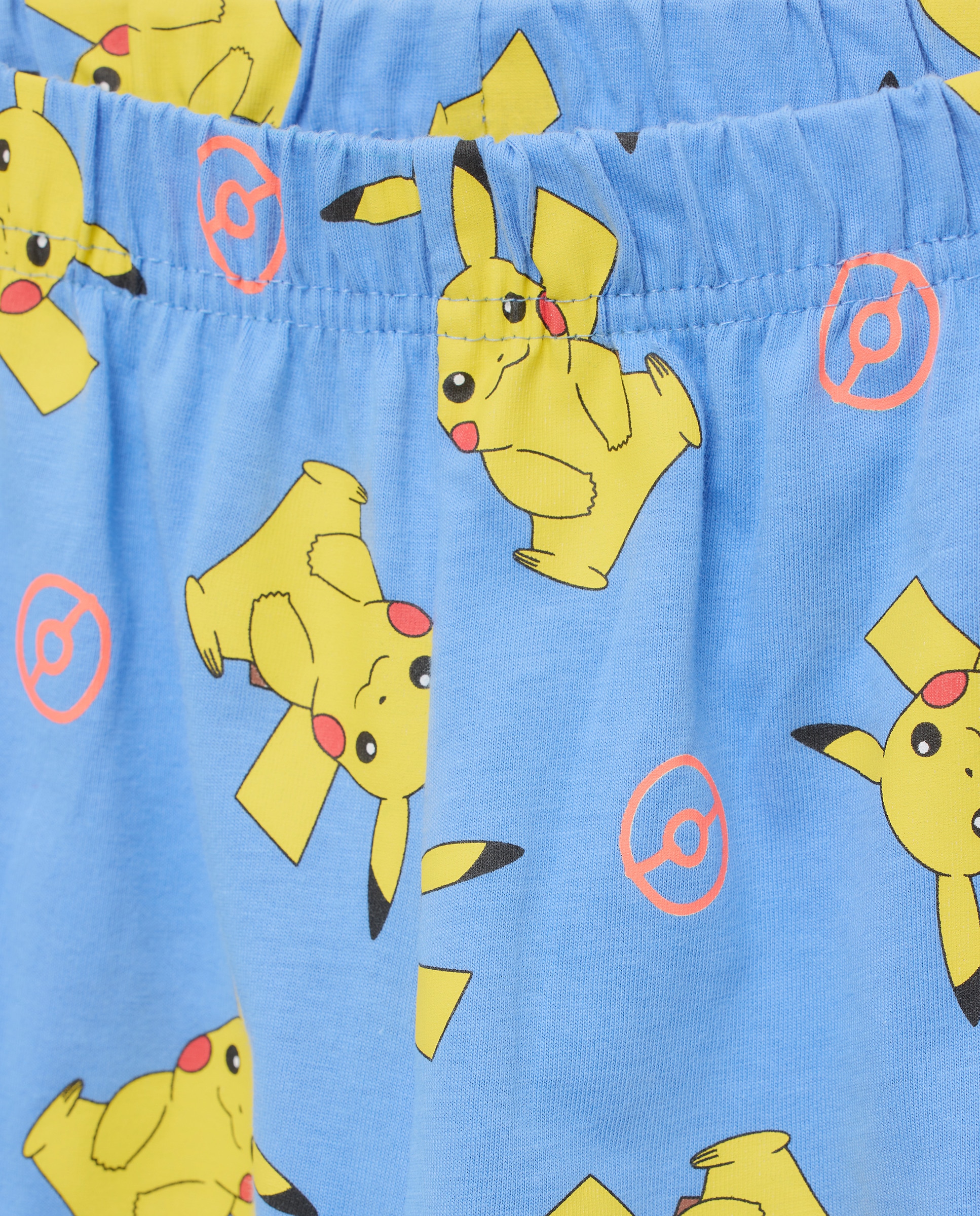 Pijama Curto Pokémon Azul-marinho-5