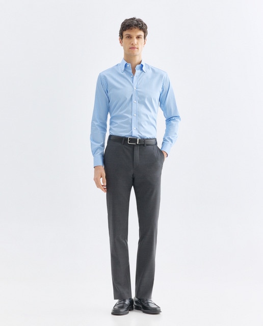 Imagem 0 de Calças Formais Custom Fit aos Quadrados Príncipe de Gales