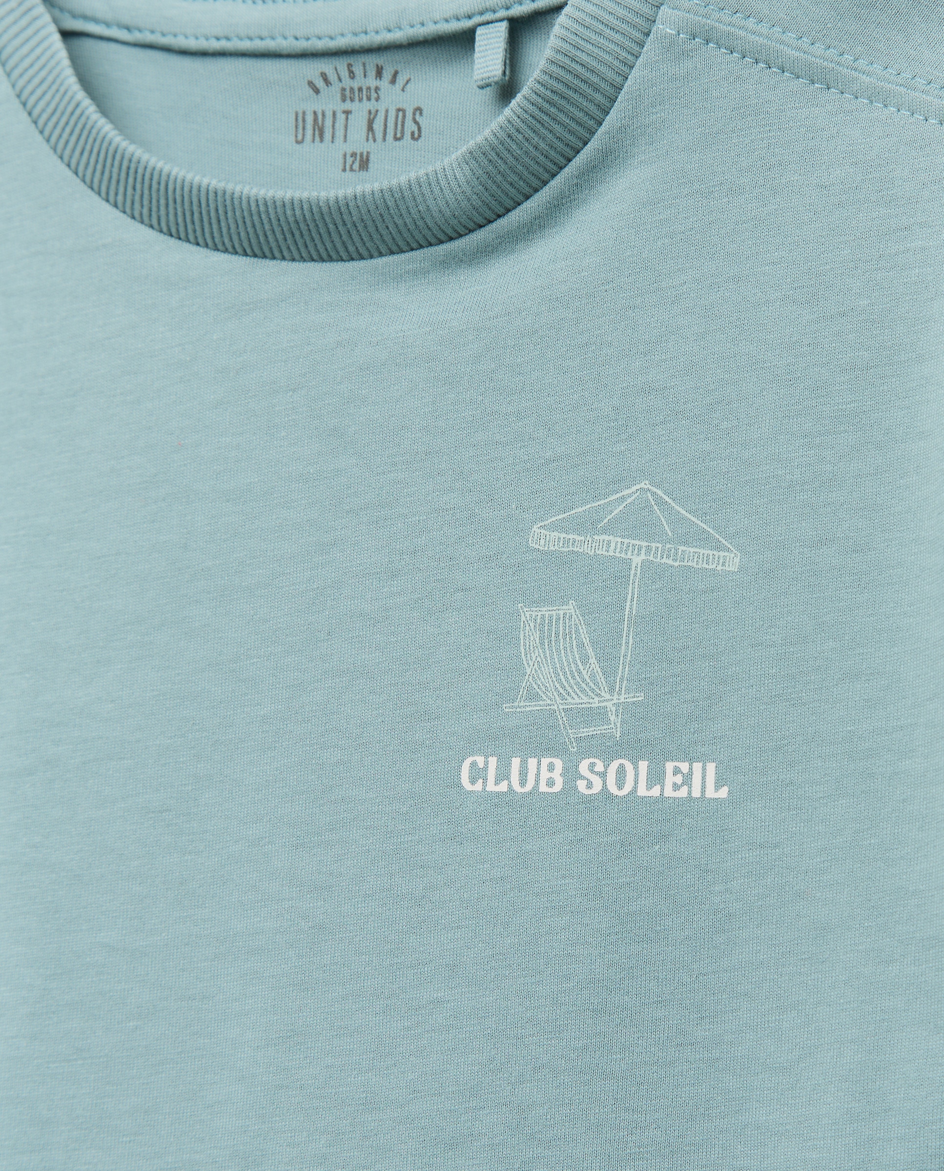 Camiseta de bebé estampada manga corta Verde Pato-3