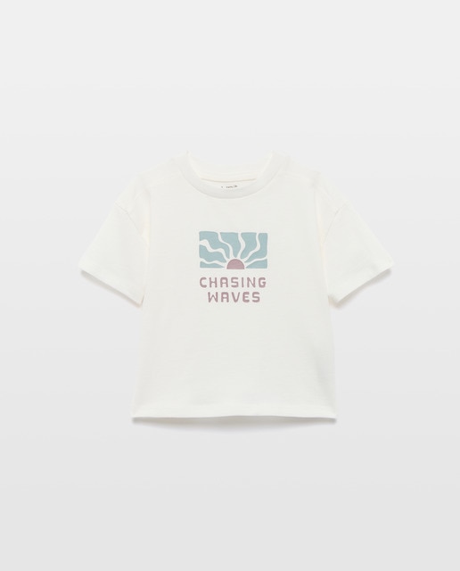 Imagen 0 de Camiseta de bebé parche manga corta