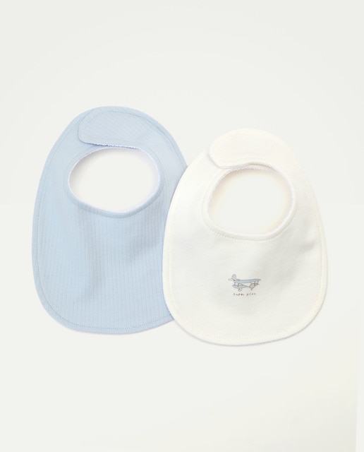 Imagen 0 de Pack de 2 baberos de bebé