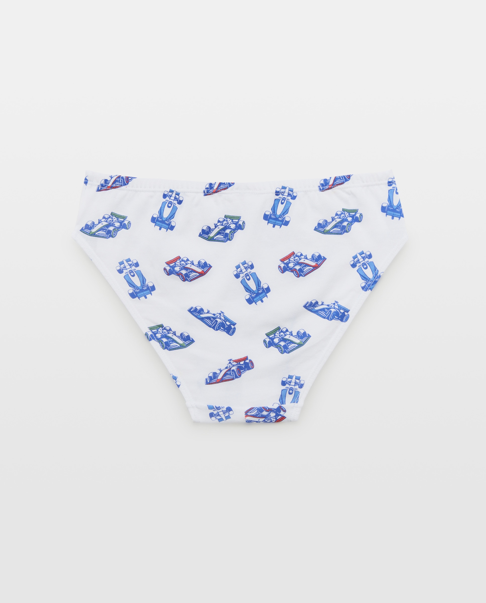 Pack de 5 Slips com Carros de Corrida Cotton Juice Multicolor-2