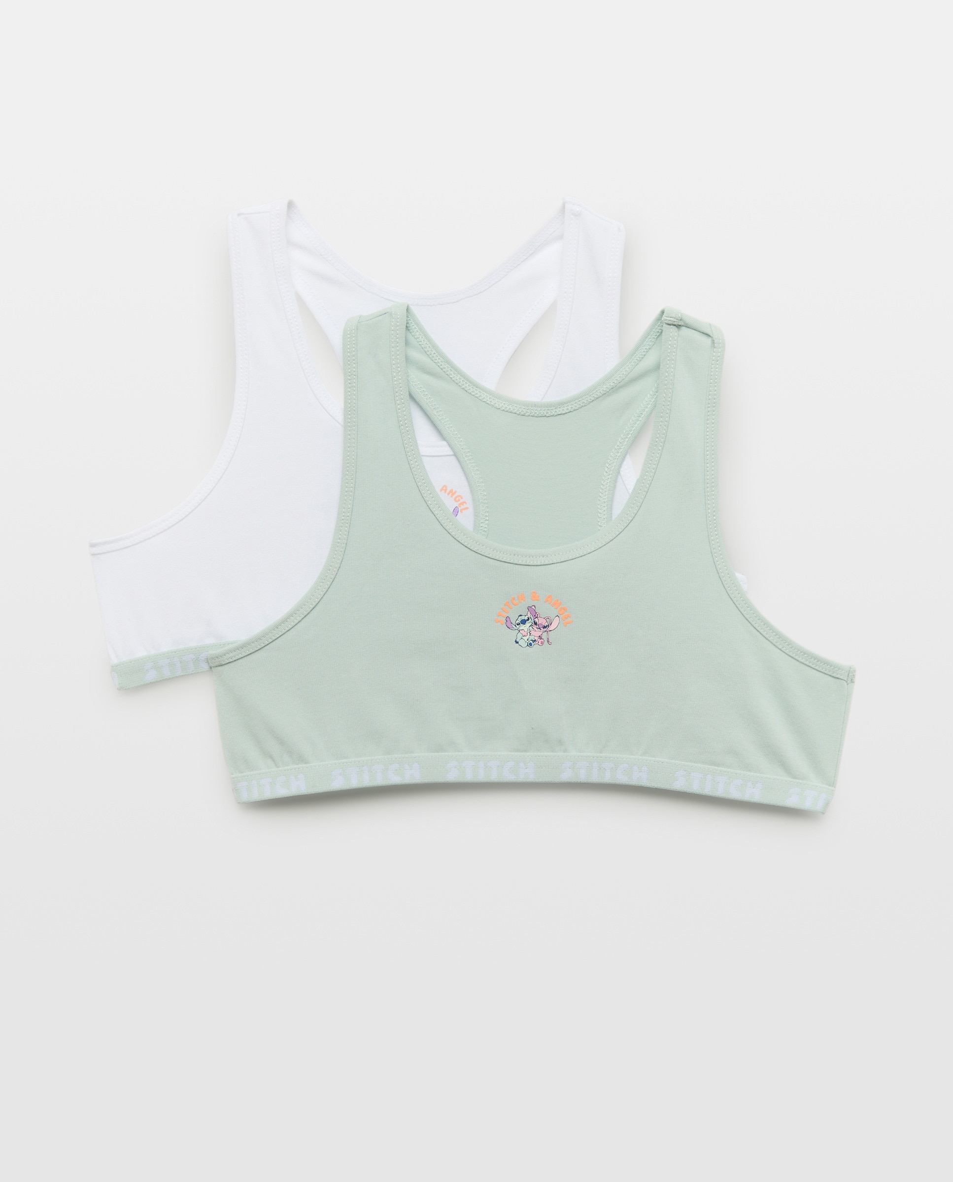 Pack de 2 Tops Desportivos Lilo & Stich Cotton Juice Multicolor-1