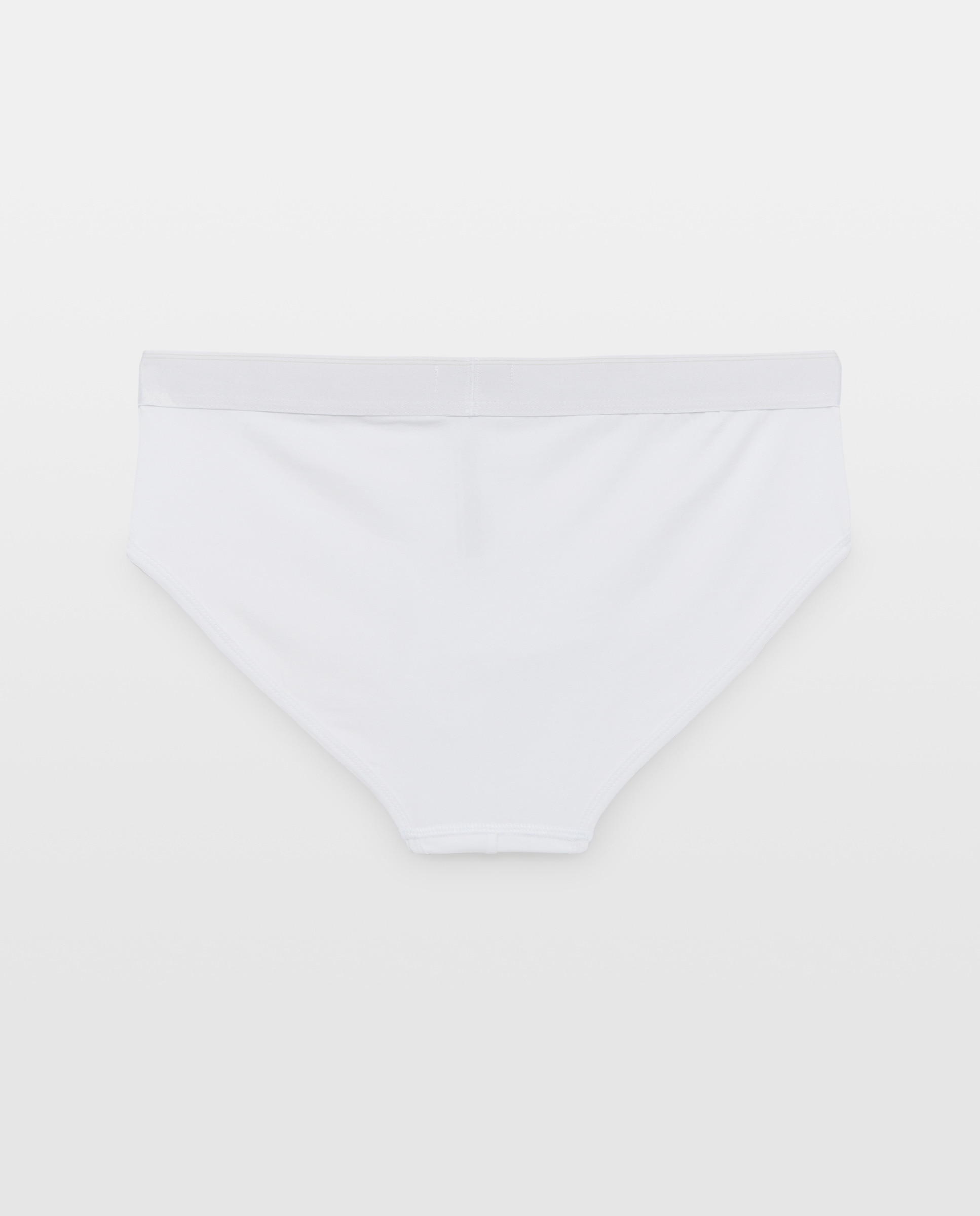 Slip Aberto em Algodão-Elastano Branco-2