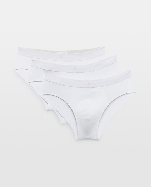 Imagem 0 de Pack de 3 Unid. de Slips Fechados em Algodão-Elastano